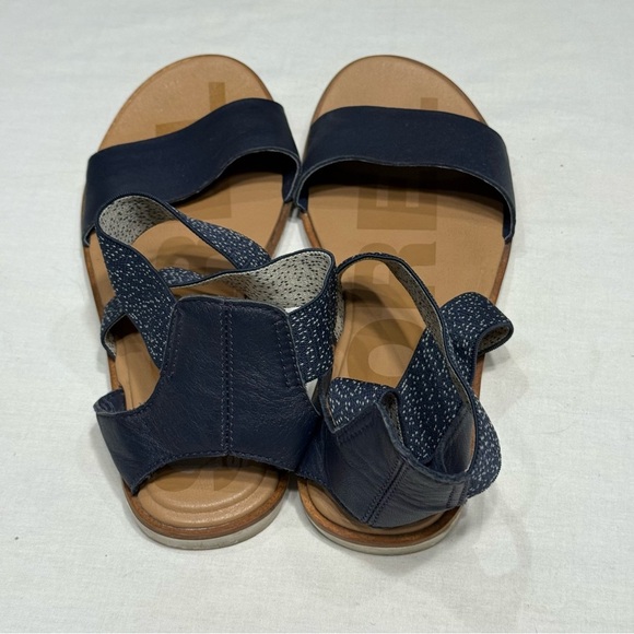 Sorel Ella Navy Sandals - Picture 2 of 7